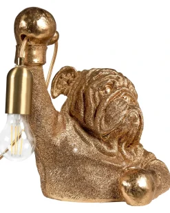 Lampada da tavolo Cane MIKE Oro