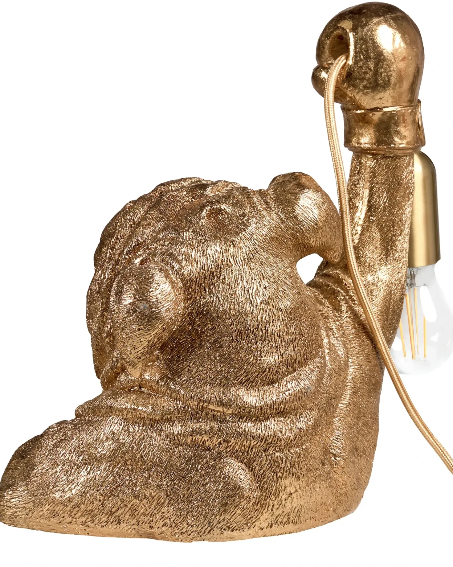 Lampada da tavolo Cane MIKE Oro