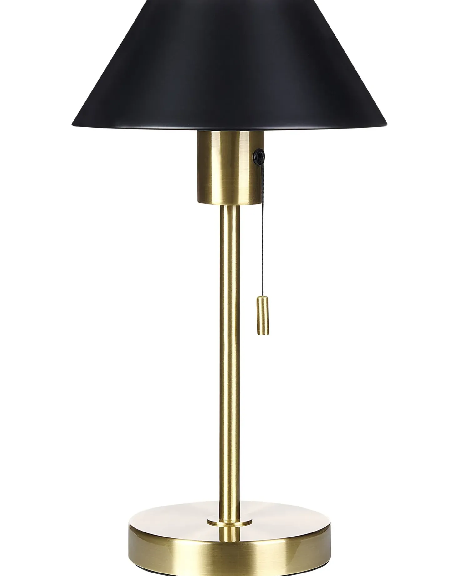 Lampada da tavolo CAPARO Metallo Nero/Oro