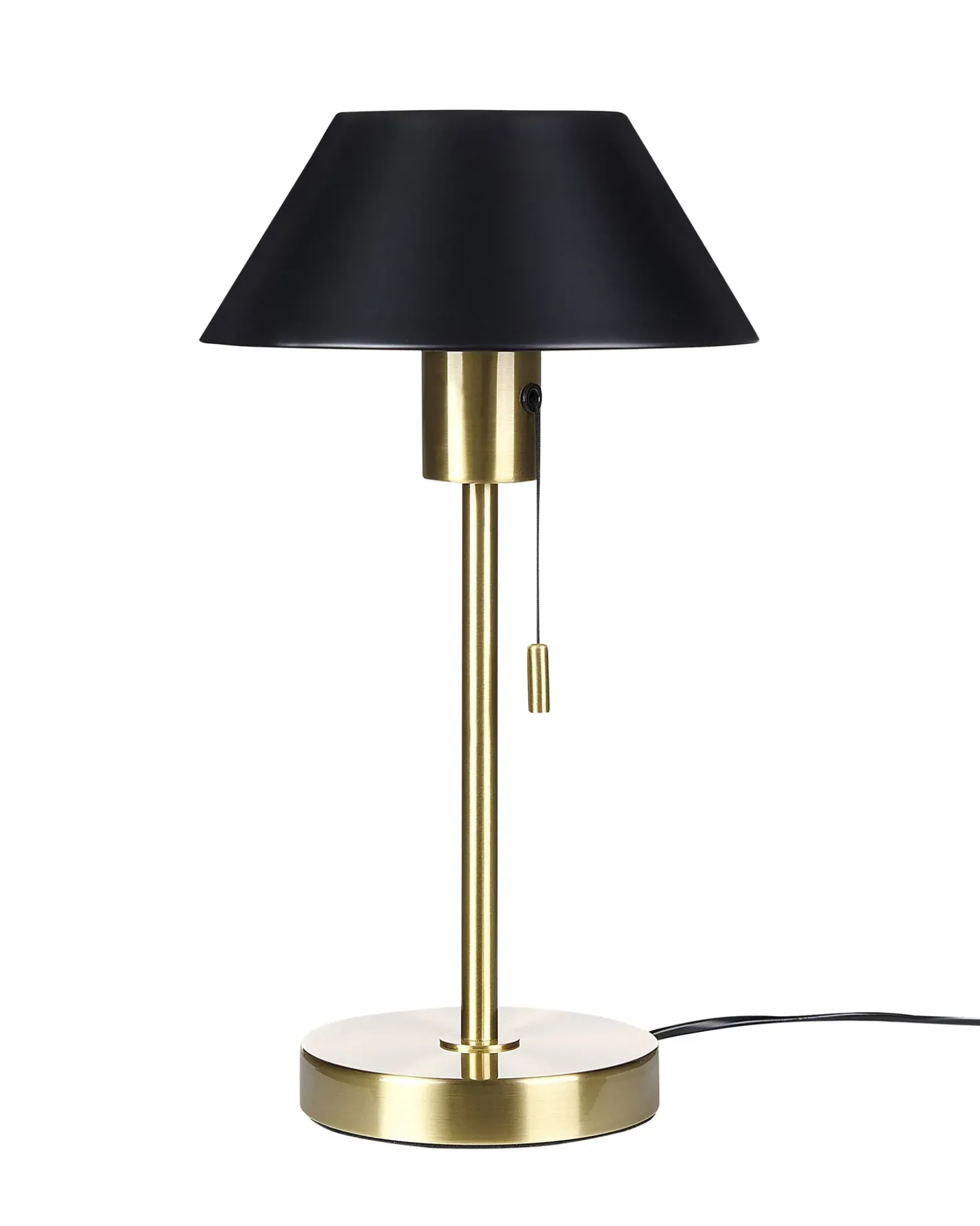 Lampada da tavolo CAPARO Metallo Nero/Oro