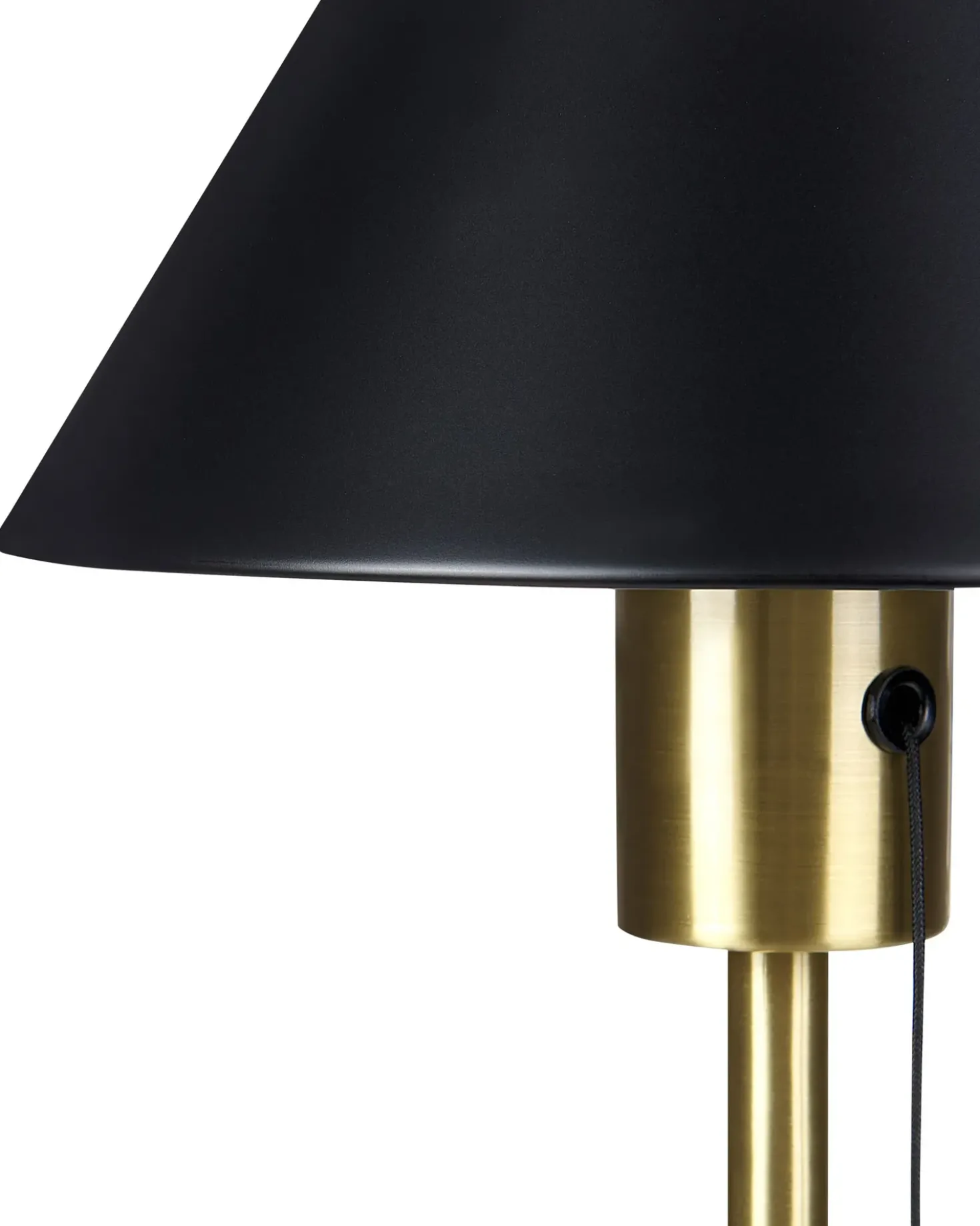 Lampada da tavolo CAPARO Metallo Nero/Oro