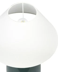 Lampada da tavolo CARETA Ceramica Verde scuro