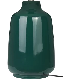 Lampada da tavolo CARETA Ceramica Verde scuro