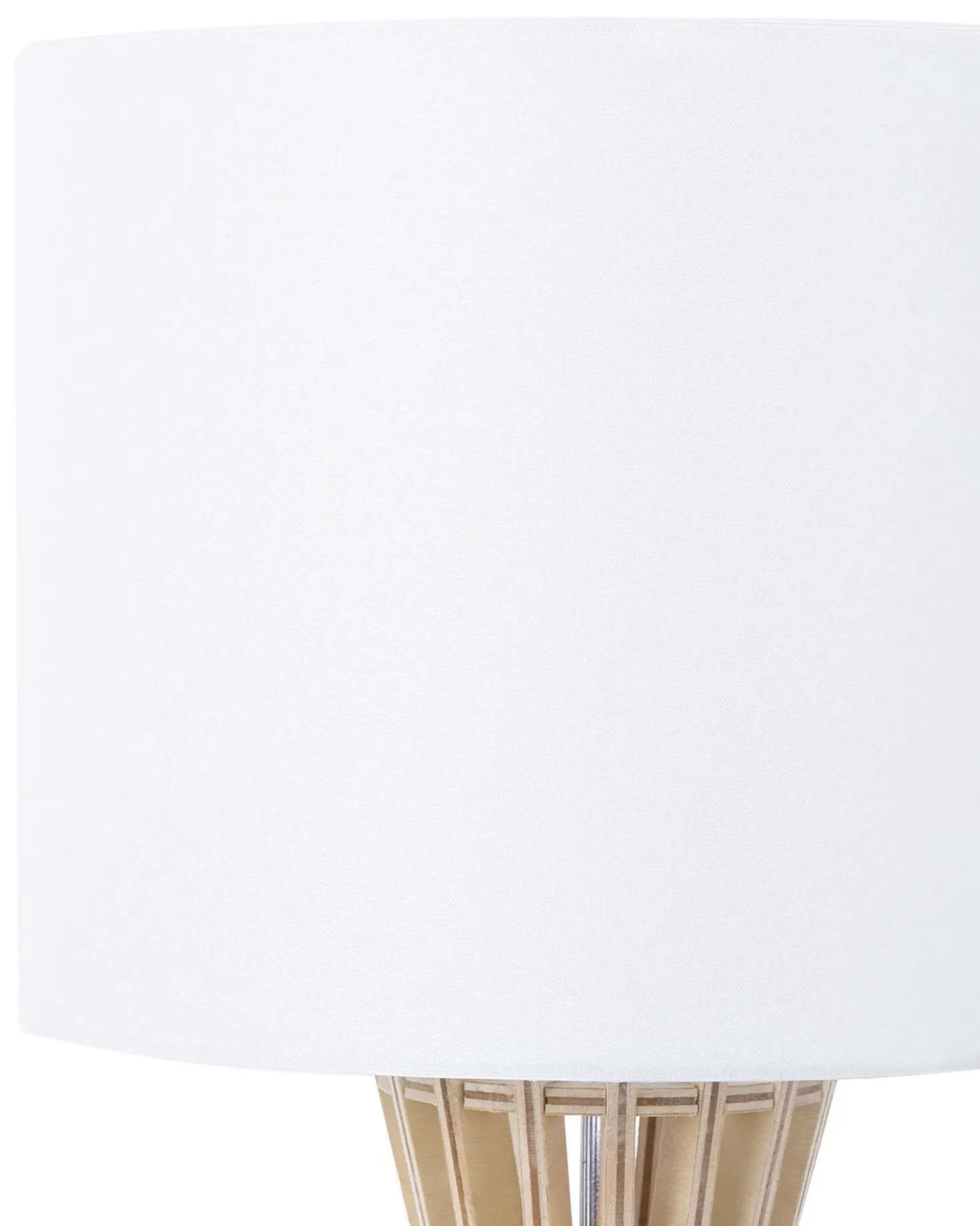 Lampada da tavolo CARRION Marrone/Bianco