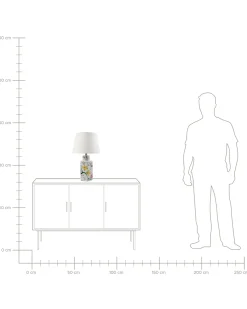 Lampada da tavolo CAVADO Porcellana Bianco