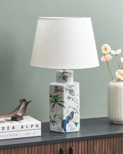 Lampada da tavolo CAVADO Porcellana Bianco