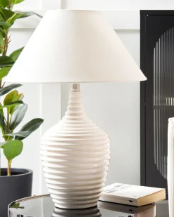 Lampada da tavolo CELESTE Ceramica Beige