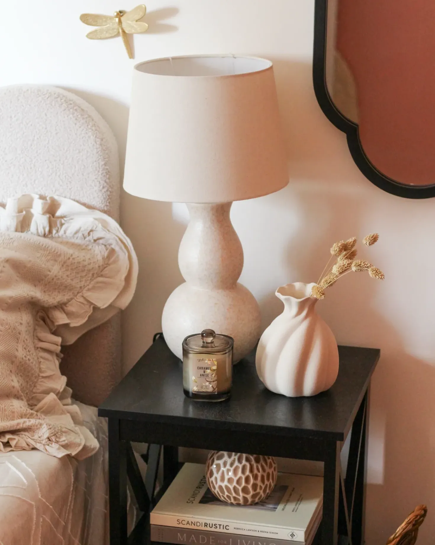 Lampada da tavolo CHARGES Ceramica Beige chiaro