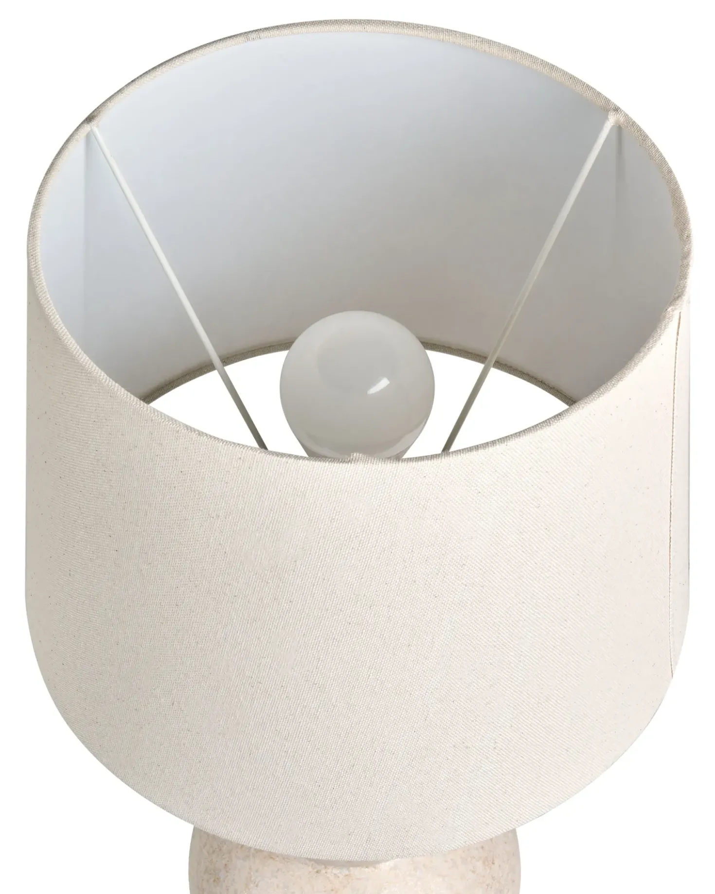 Lampada da tavolo CHARGES Ceramica Beige chiaro