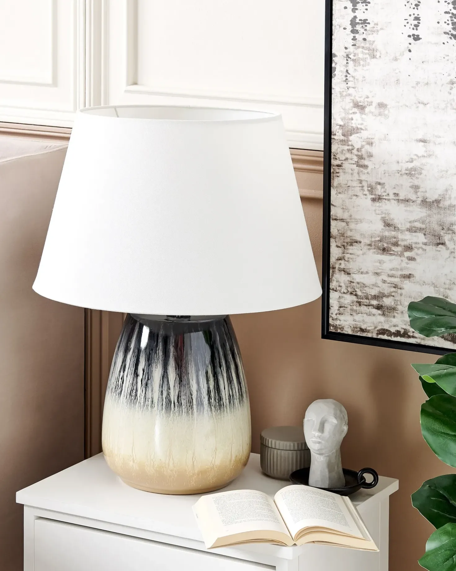 Lampada da tavolo CIDRA Ceramica Multicolore