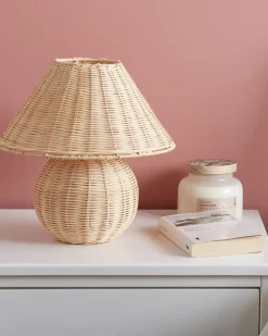 Lampada da tavolo CINDER Rattan Naturale