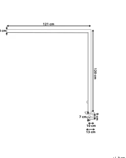 Lampada da tavolo con morsetto a LED VOLANS con dimmer Metallo Bianco