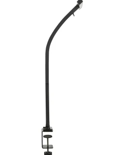 Lampada da tavolo con morsetto a LED AURIGA con sensore di movimento Metallo Nero