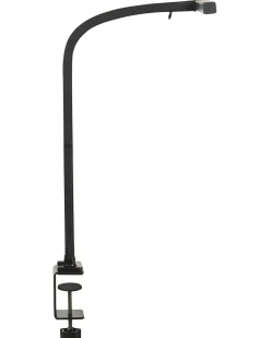 Lampada da tavolo con morsetto a LED AURIGA con sensore di movimento Metallo Nero