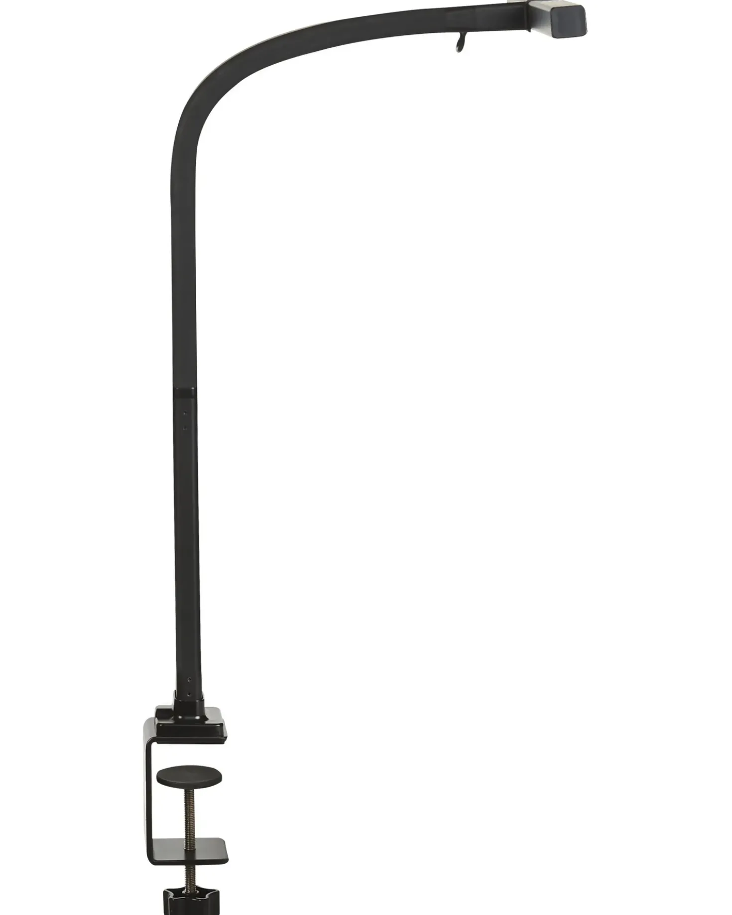 Lampada da tavolo con morsetto a LED AURIGA con sensore di movimento Metallo Nero