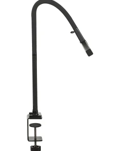 Lampada da tavolo con morsetto a LED AURIGA con sensore di movimento Metallo Nero