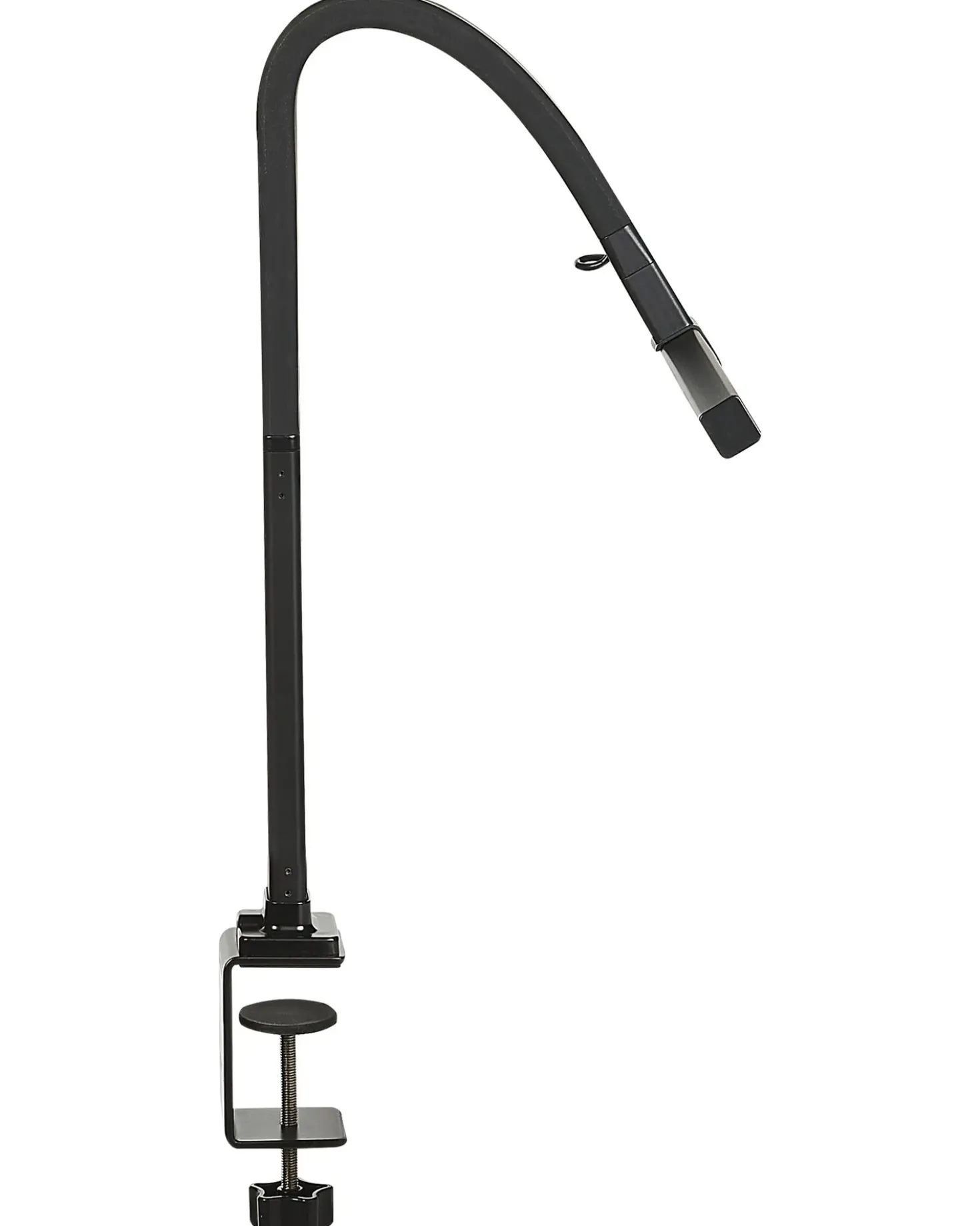 Lampada da tavolo con morsetto a LED AURIGA con sensore di movimento Metallo Nero