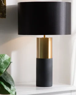 Lampada da tavolo DARLING Metallo Nero