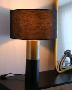 Lampada da tavolo DARLING Metallo Nero