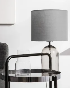 Lampada da tavolo DEVOLL Vetro Grigio