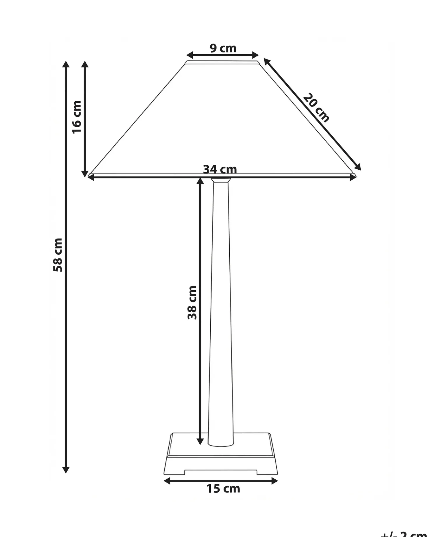 Lampada da tavolo DHUD Metallo Nero