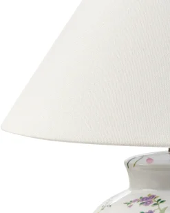 Lampada da tavolo DIOGO Porcellana Bianco