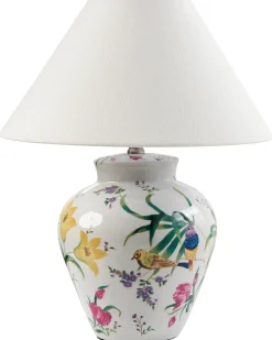 Lampada da tavolo DIOGO Porcellana Bianco