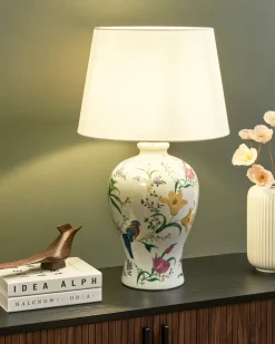Lampada da tavolo FEBROS Porcellana Bianco