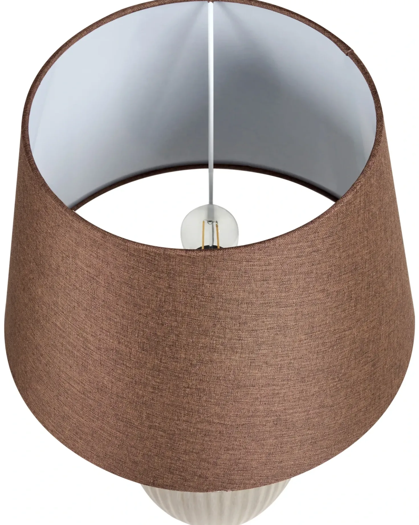 Lampada da tavolo FERGUS Ceramica Marrone