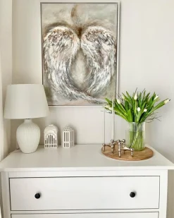 Lampada da tavolo FERGUS Ceramica Bianco