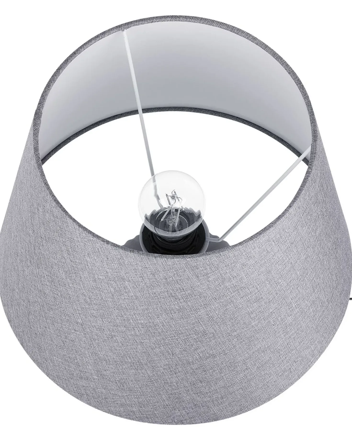 Lampada da tavolo FERGUS Ceramica Grigio