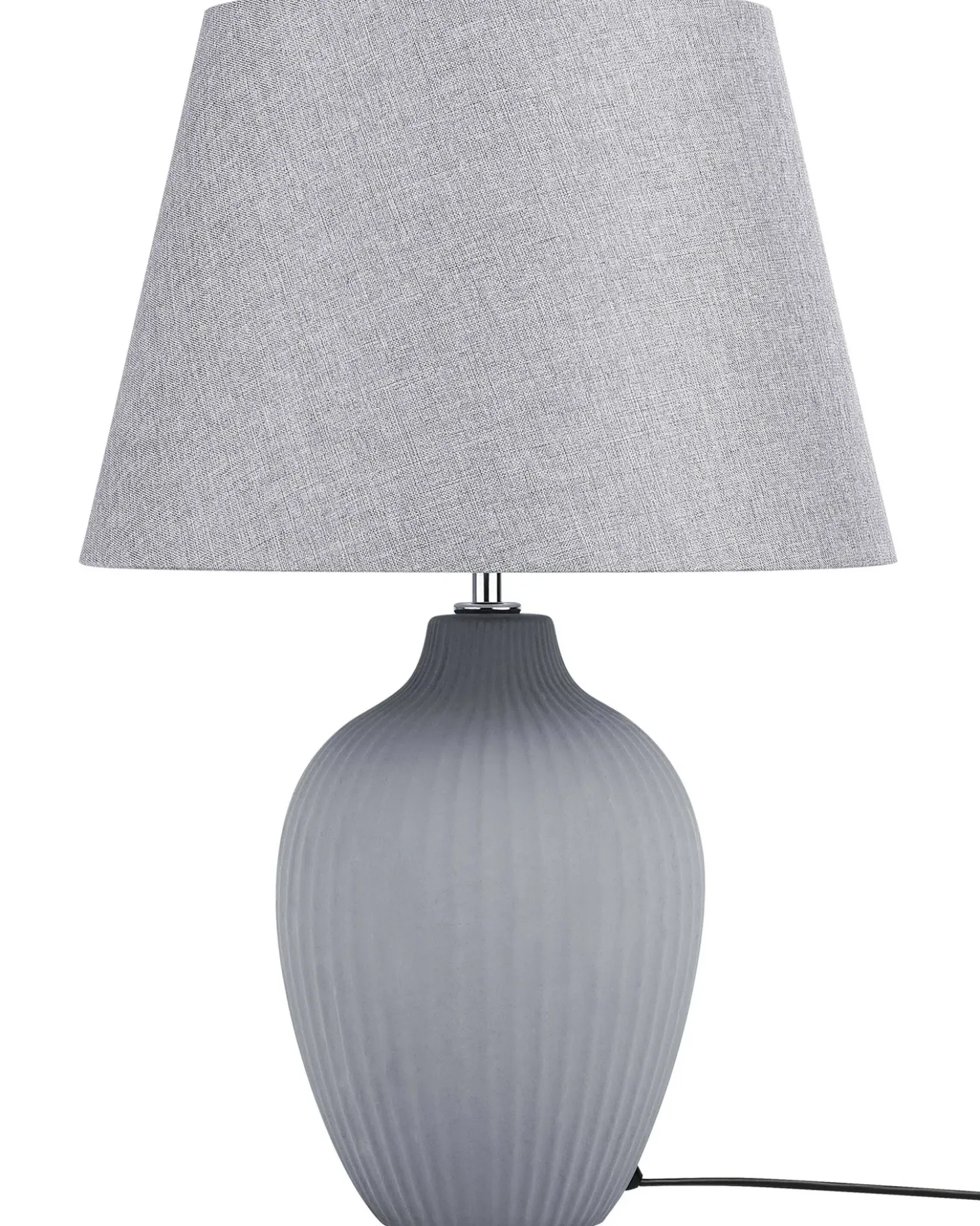 Lampada da tavolo FERGUS Ceramica Grigio