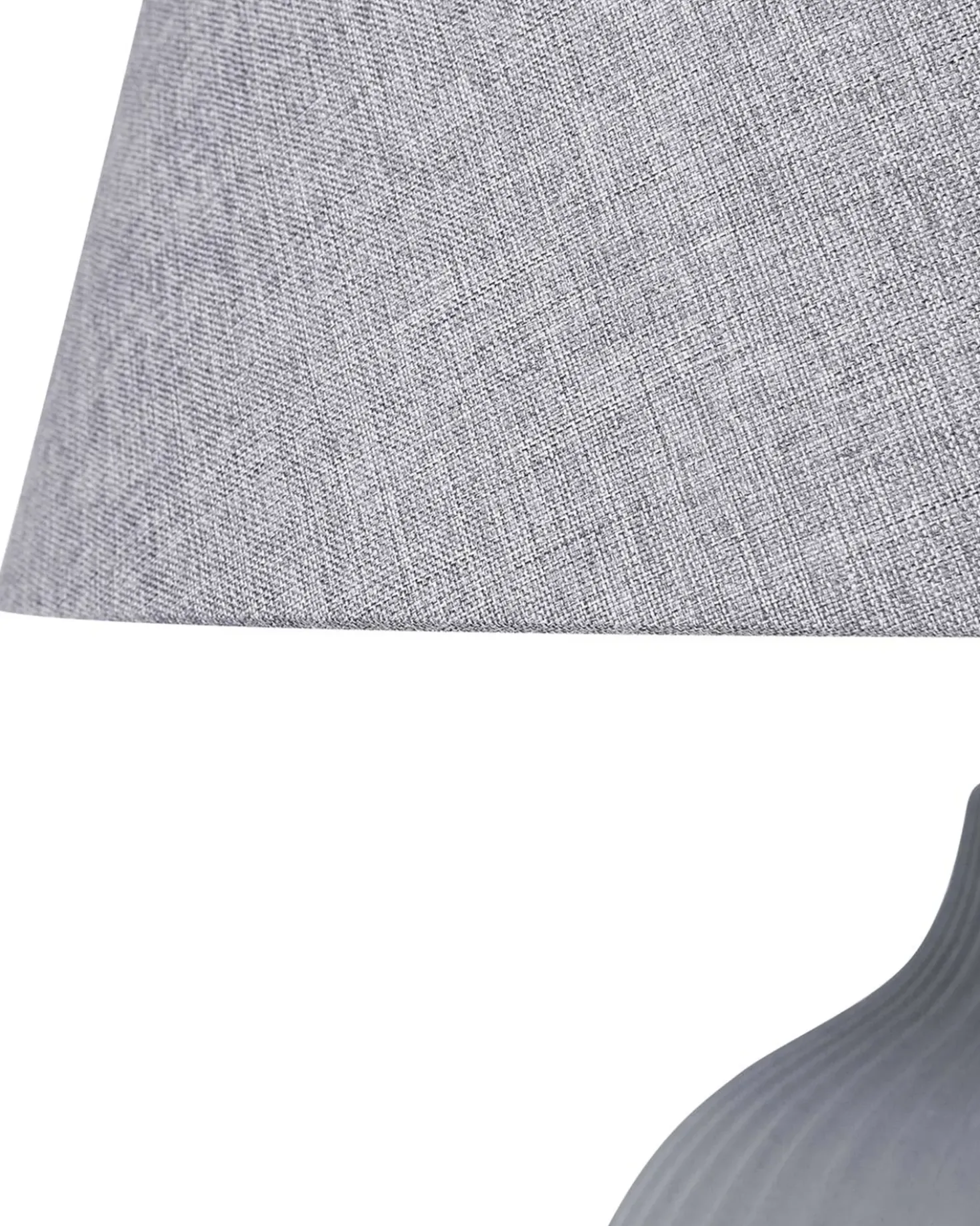 Lampada da tavolo FERGUS Ceramica Grigio