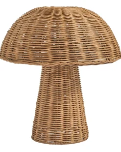 Lampada da tavolo Fungo ALERO Rattan Naturale