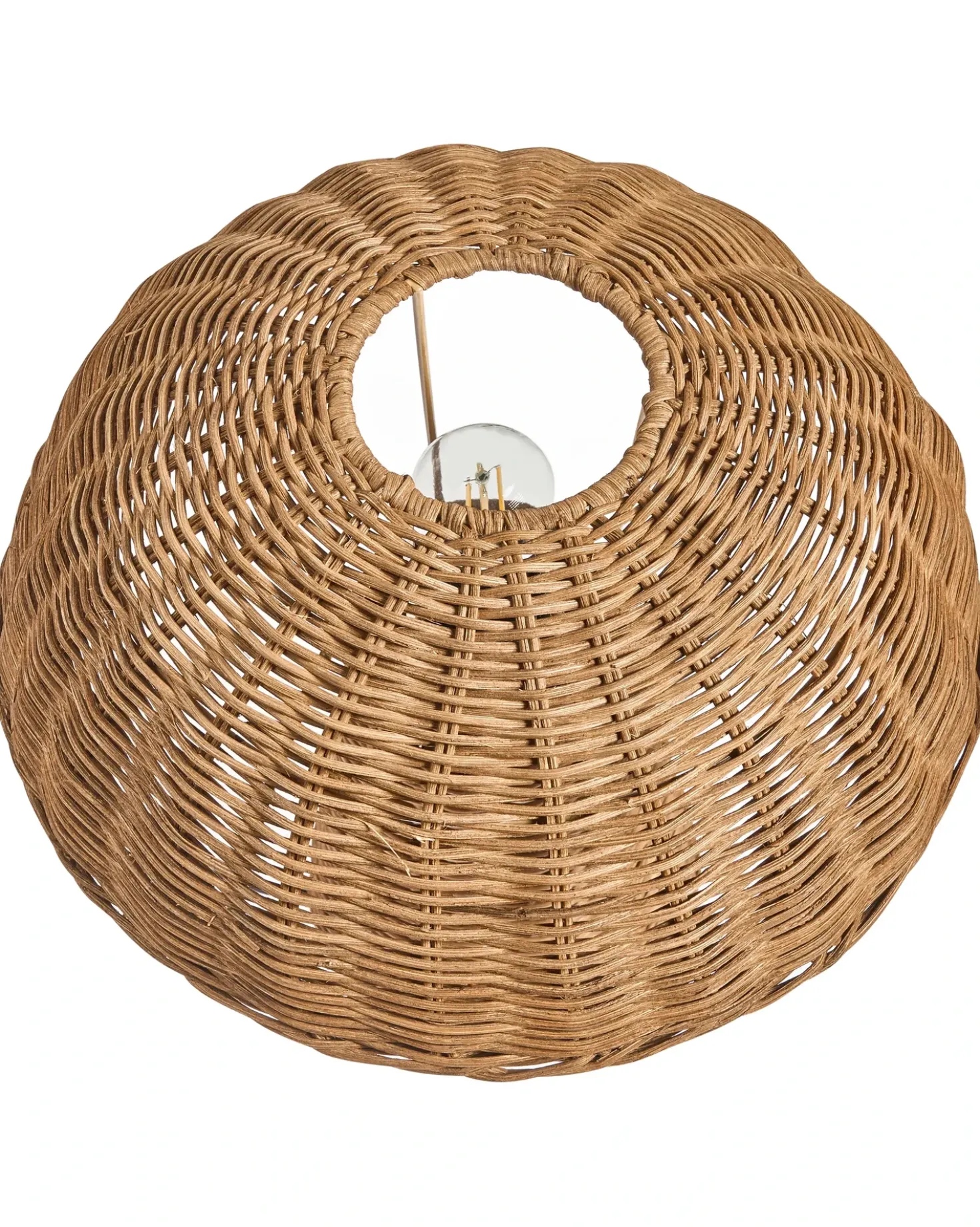 Lampada da tavolo Fungo ALERO Rattan Naturale