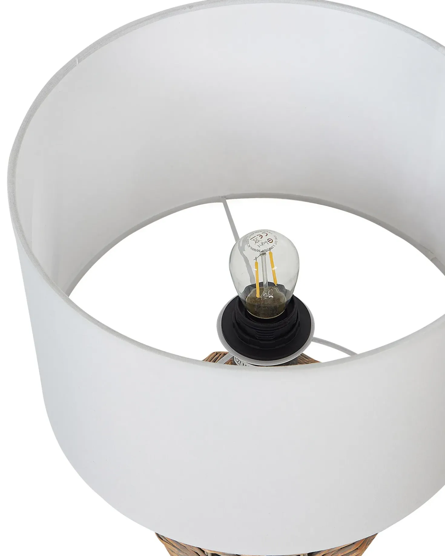 Lampada da tavolo FURELOS Rattan Naturale