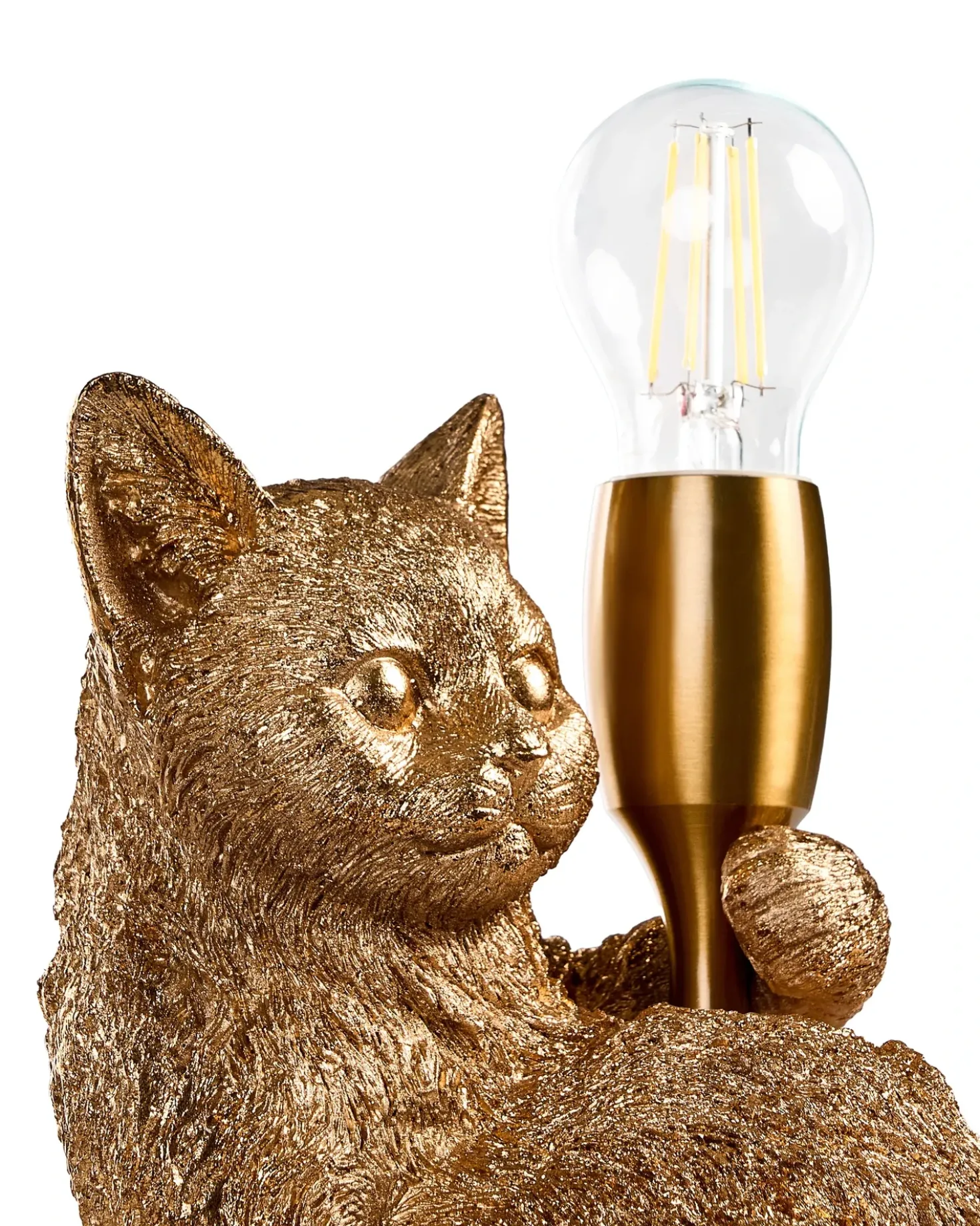 Lampada da tavolo Gatto ZIPPY Oro