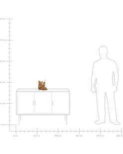 Lampada da tavolo Gatto ZIPPY Oro