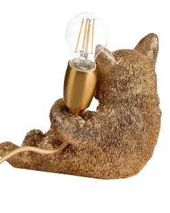 Lampada da tavolo Gatto ZIPPY Oro