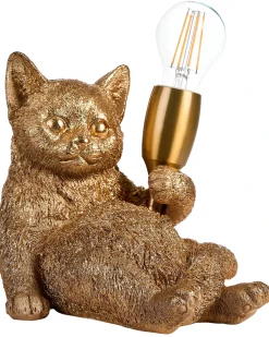 Lampada da tavolo Gatto ZIPPY Oro