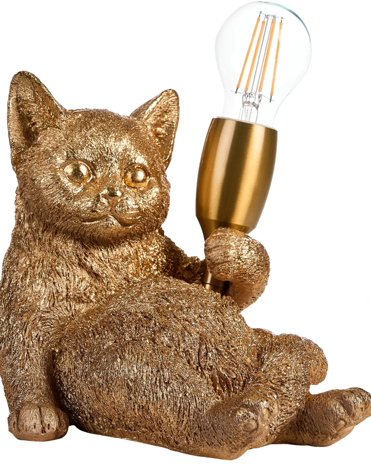 Lampada da tavolo Gatto ZIPPY Oro