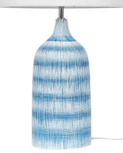 Lampada da tavolo GEORGINA Ceramica Blu