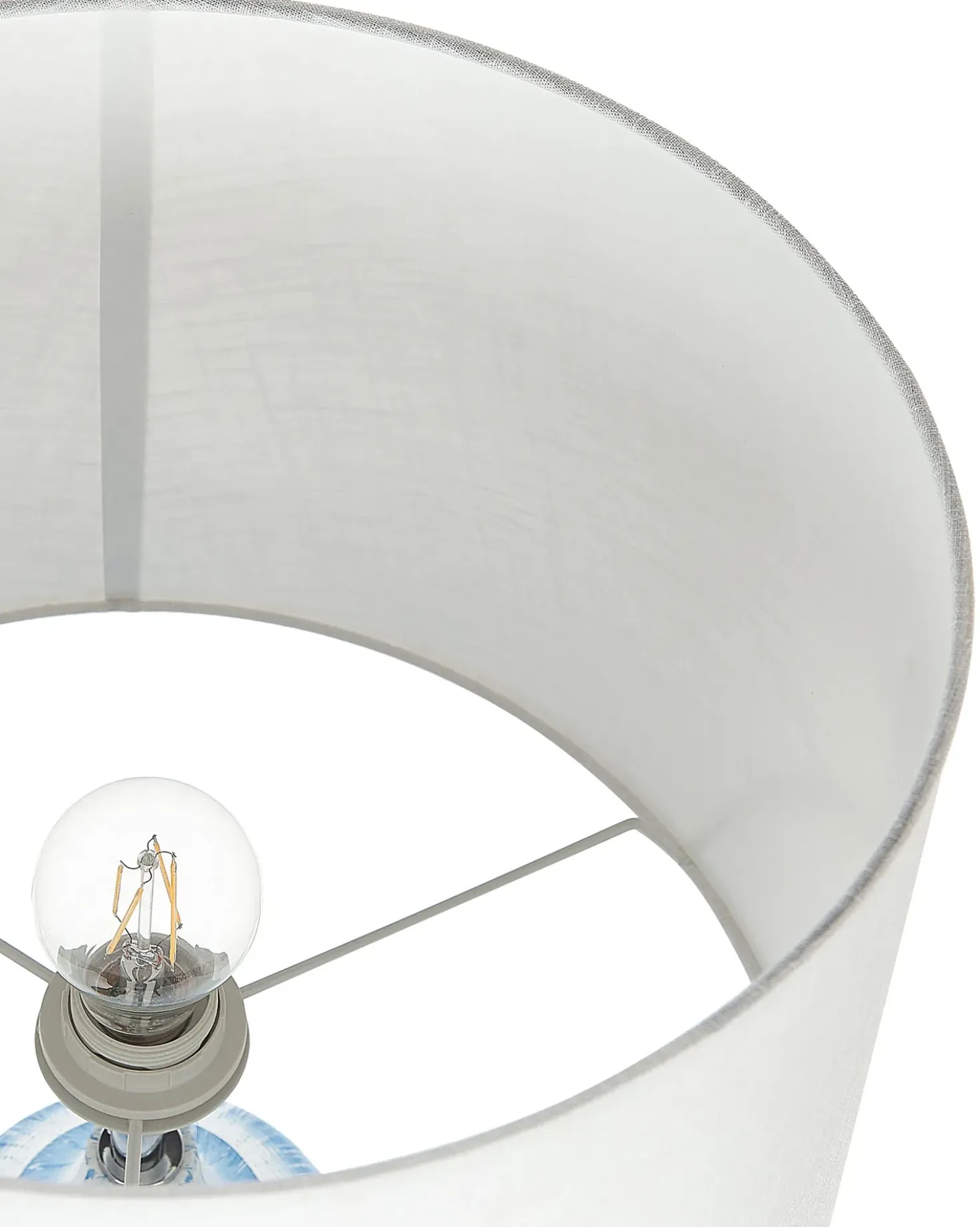 Lampada da tavolo GEORGINA Ceramica Blu