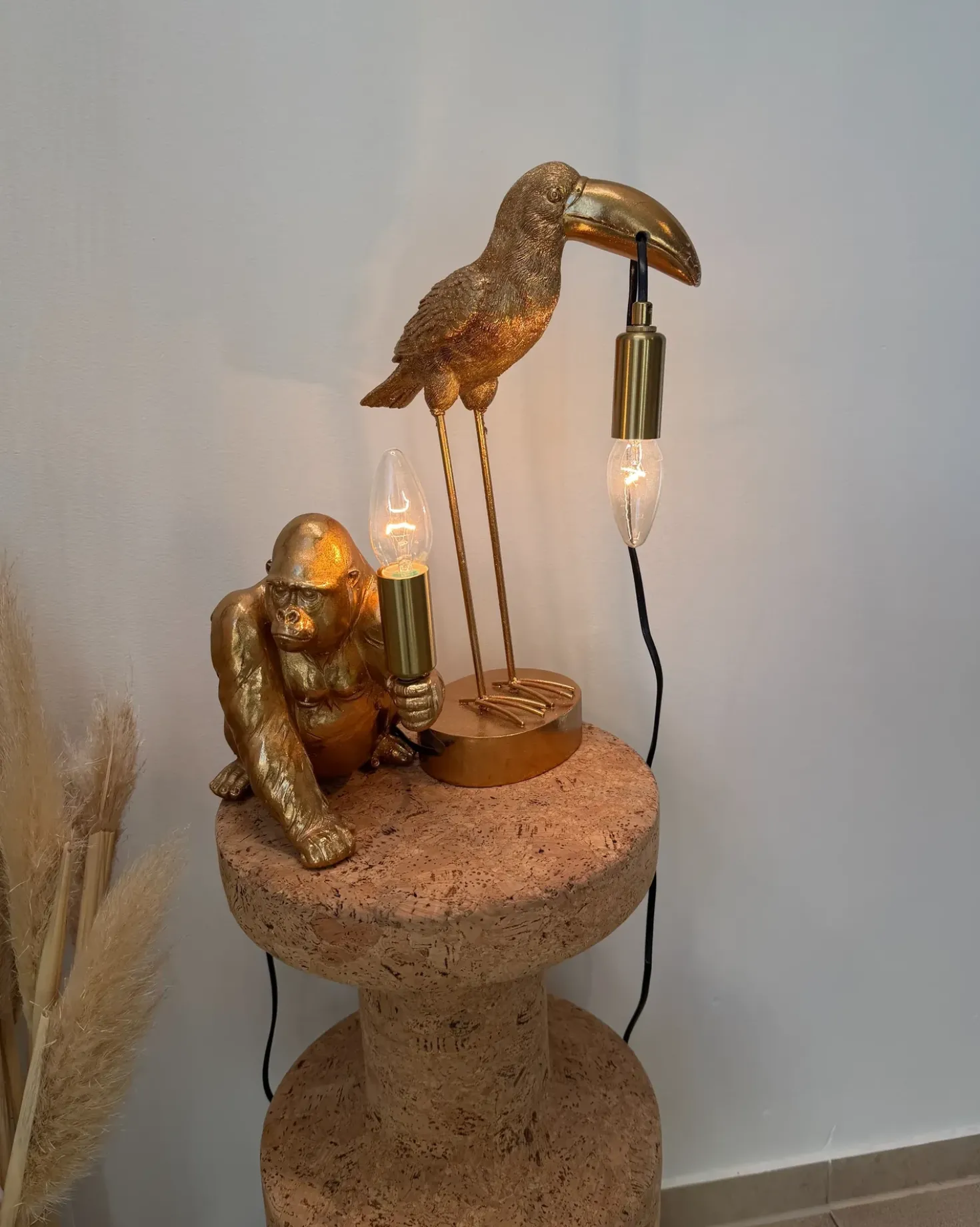 Lampada da tavolo Gorilla HARAMBE Oro