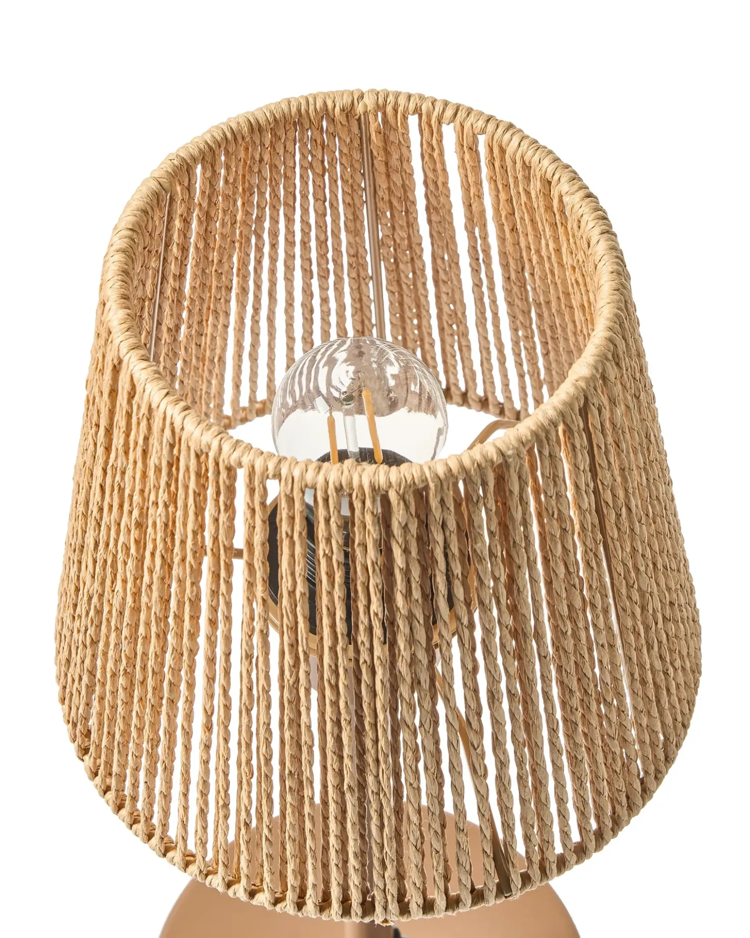 Lampada da tavolo HANGER Metallo Marrone