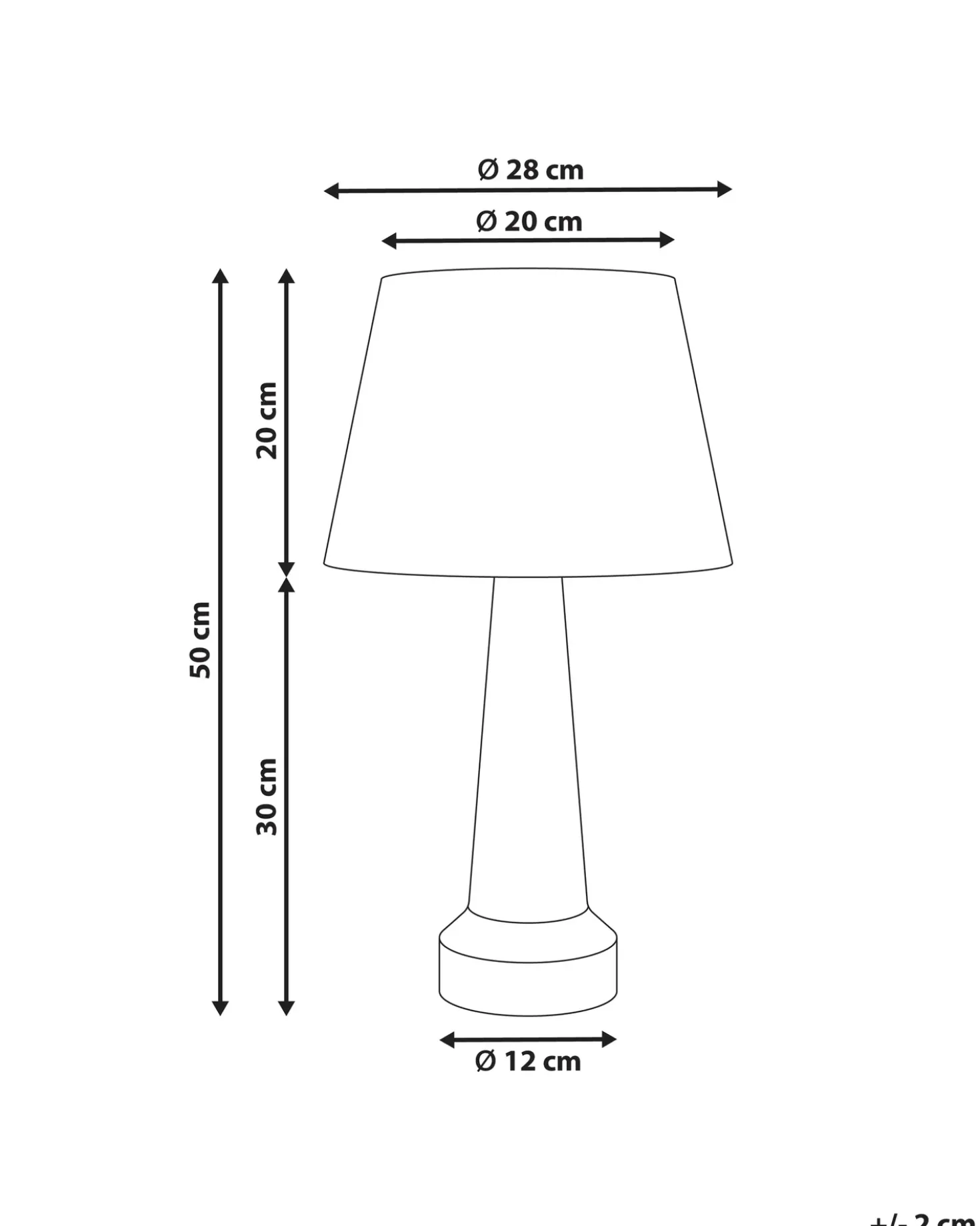 Lampada da tavolo HUMUYA Ceramica Beige chiaro