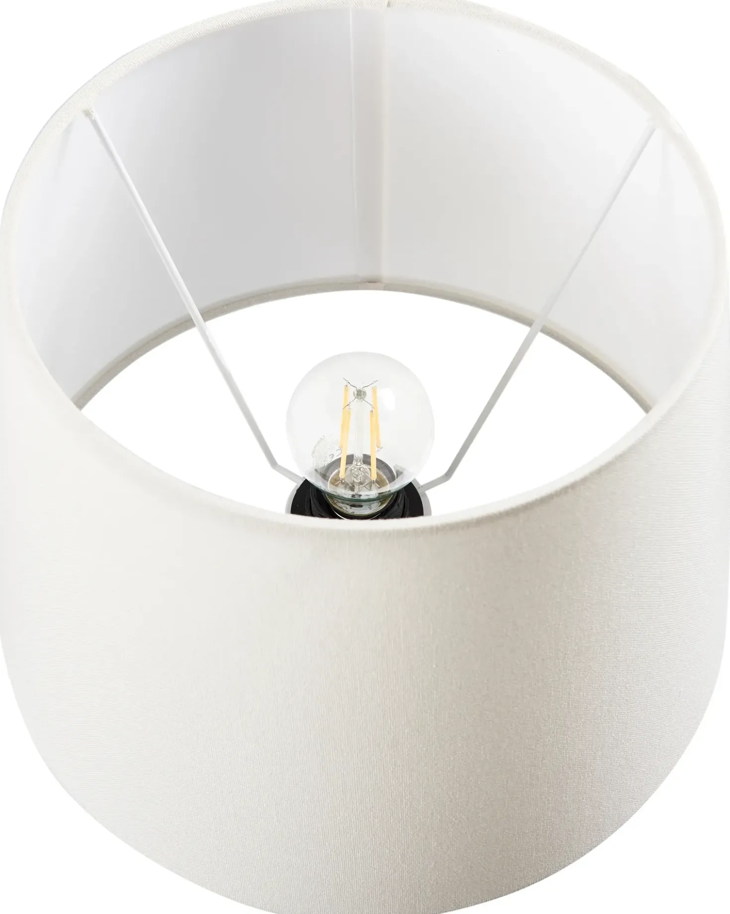 Lampada da tavolo JAUCA Porcellana Bianco/Blu
