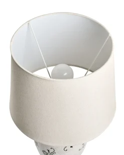 Lampada da tavolo JINNY Ceramica Bianco