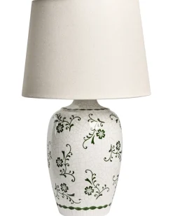 Lampada da tavolo JINNY Ceramica Bianco