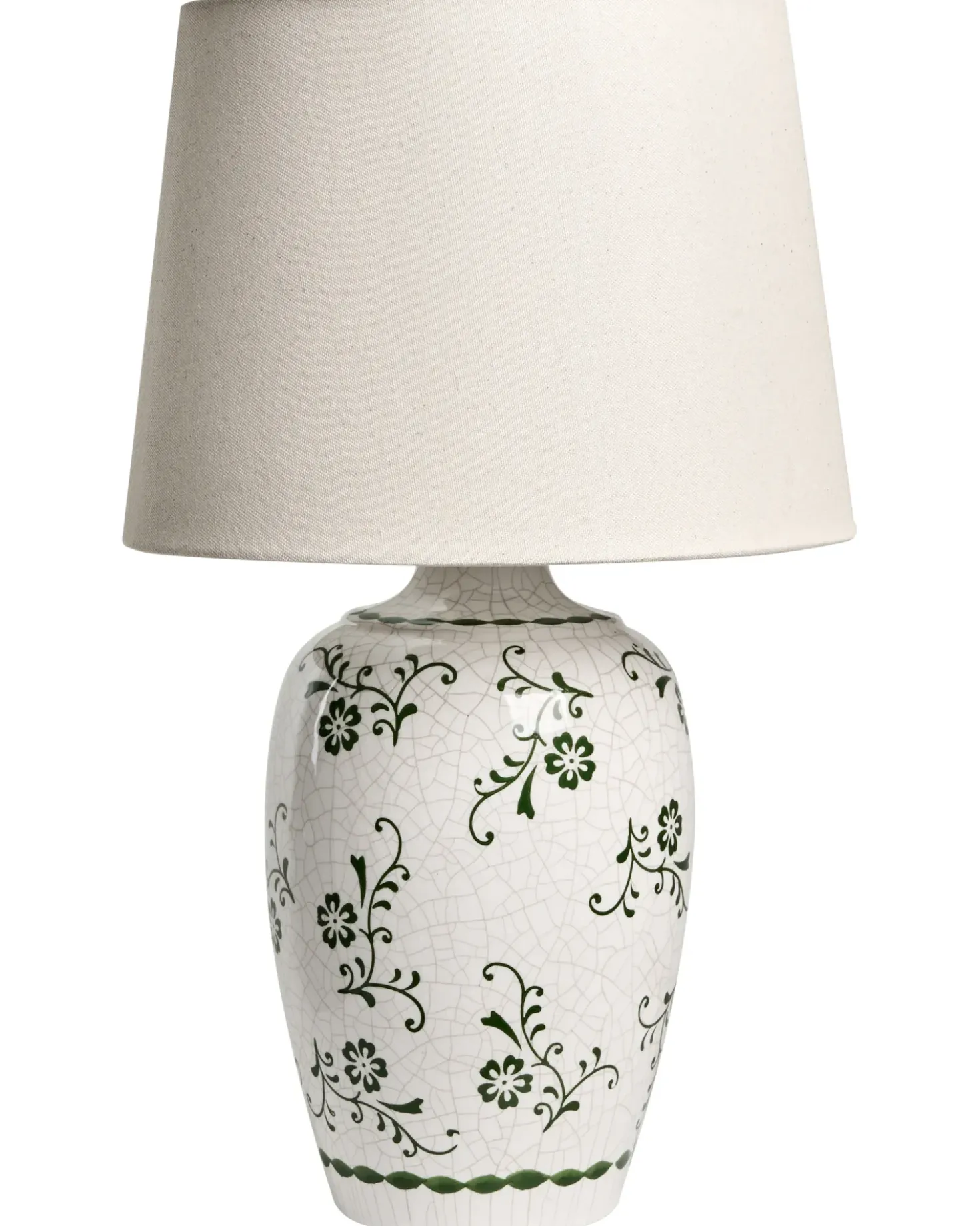 Lampada da tavolo JINNY Ceramica Bianco